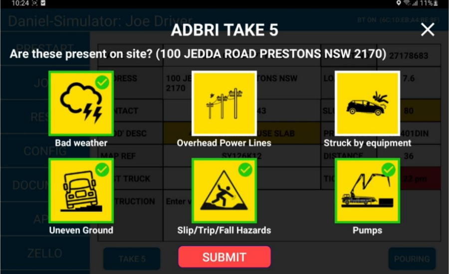 ADBRI 'TAKE 5' PROJECT